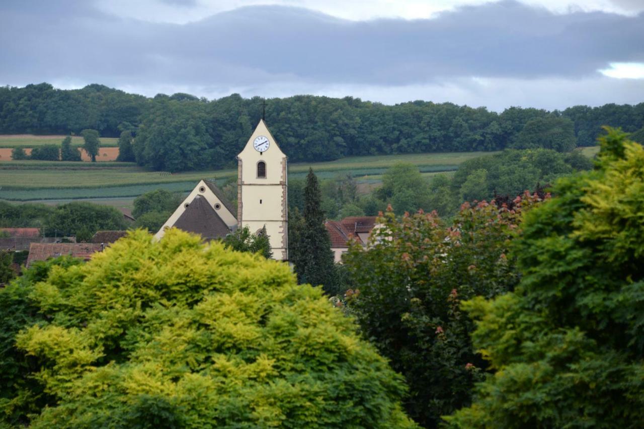 Gite Aux Deux Clochers Zimmersheim Buitenkant foto